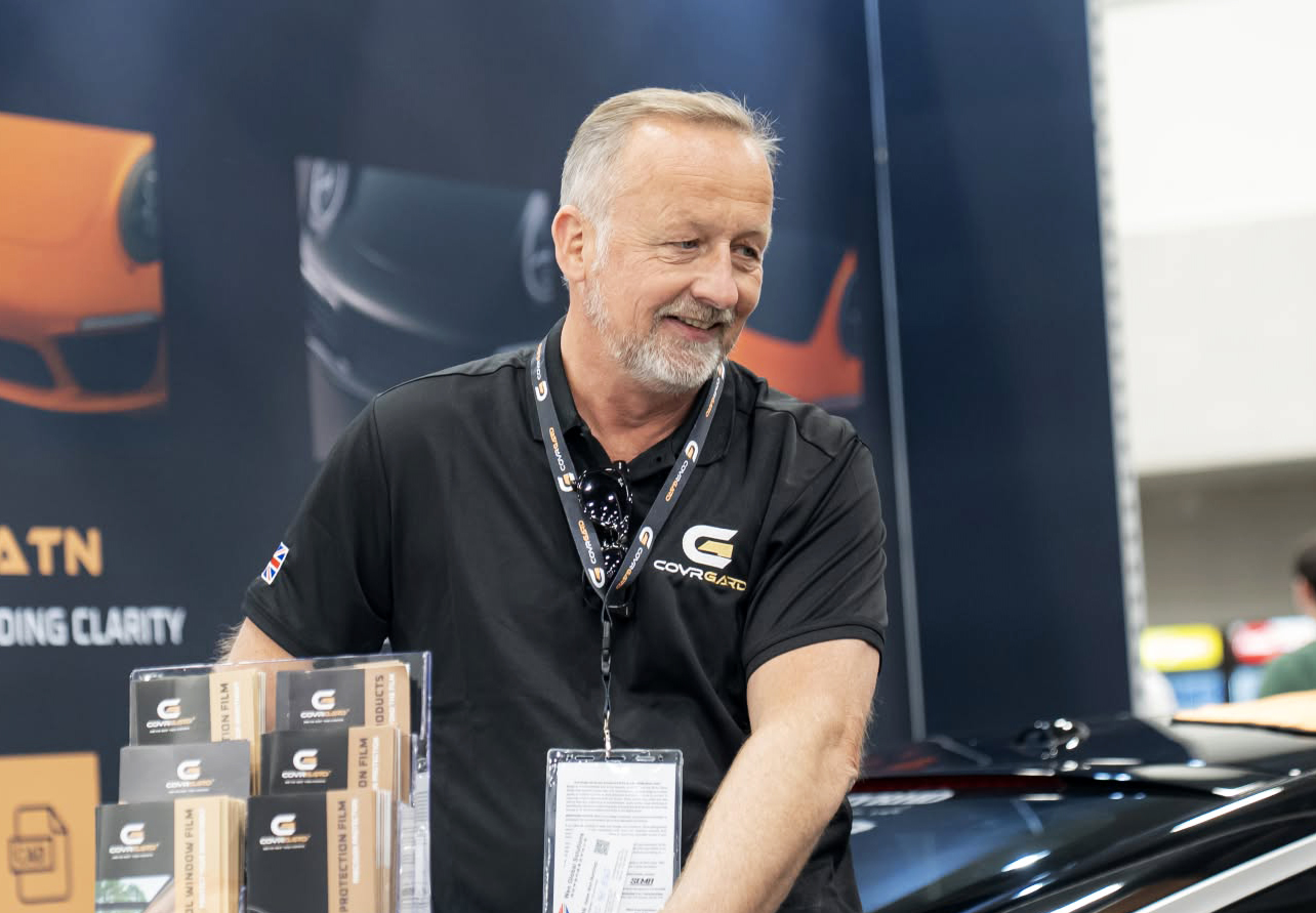 CovrGard General Manager Keith Mansfield at SEMA Show