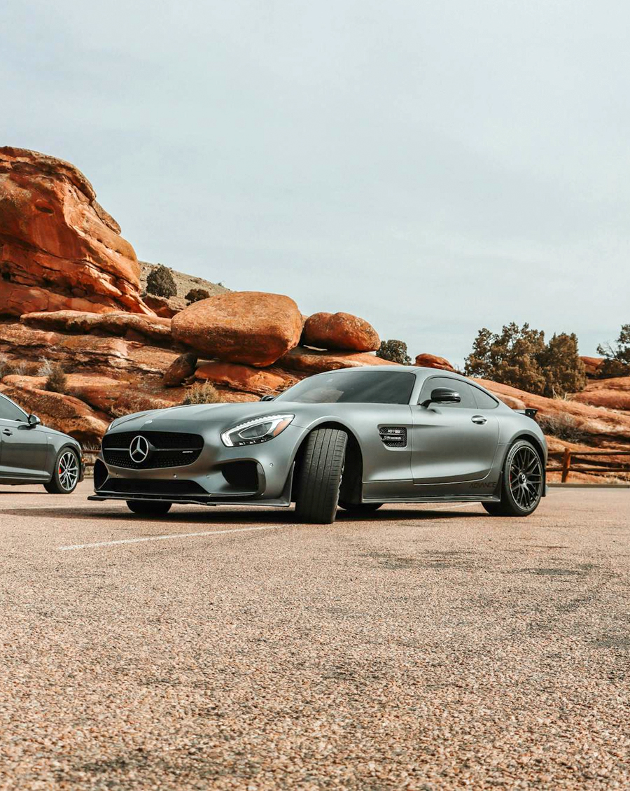 bmw in the desert